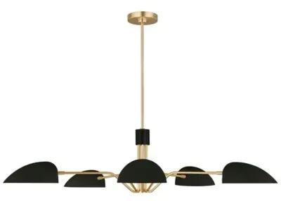 Visual Comfort - Jane 5-Light Chandelier - Midnight Black