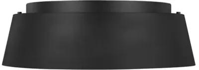 Visual Comfort - Asher 3-Light Flush Mount - Midnight Black