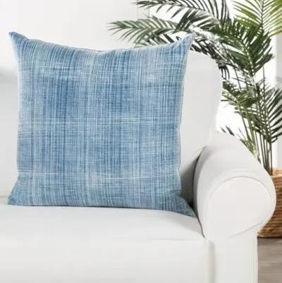 Morgan 22x22 Pillow - Blue - Handcrafted