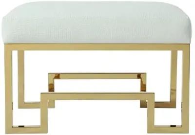 Lauren Ottoman - White