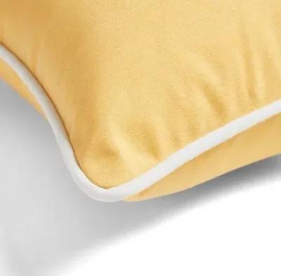 Kit 13x22 Outdoor Lumbar Pillow - Yellow/White