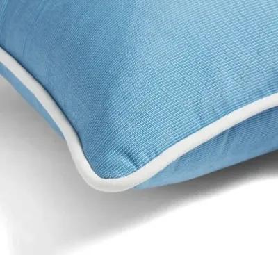 Kit 13x22 Outdoor Lumbar Pillow - Blue/White