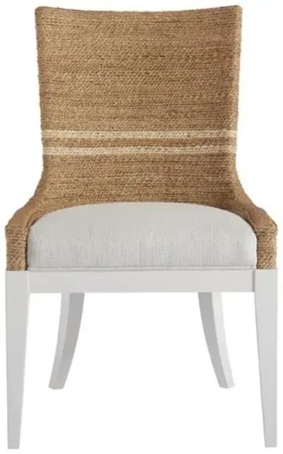 Coastal Living Set of 2 Delray Side Chairs - Natural/White - Ivory