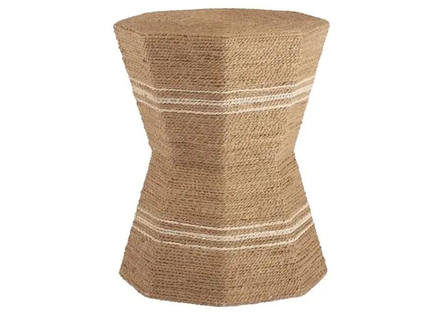 Coastal Living Woven Side Table - Natural - Beige