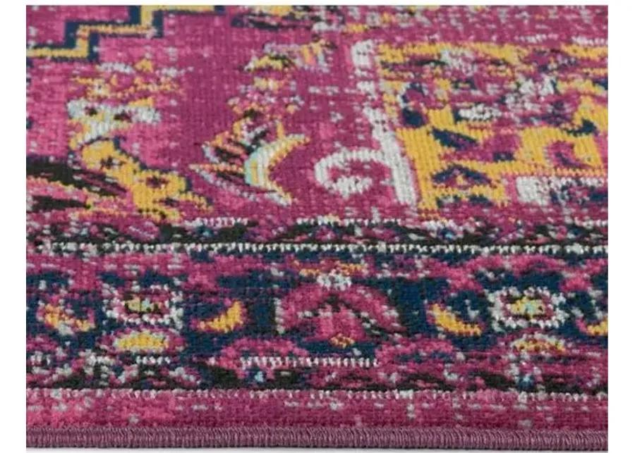 Kinsley Outdoor Rug - Pink - Pink