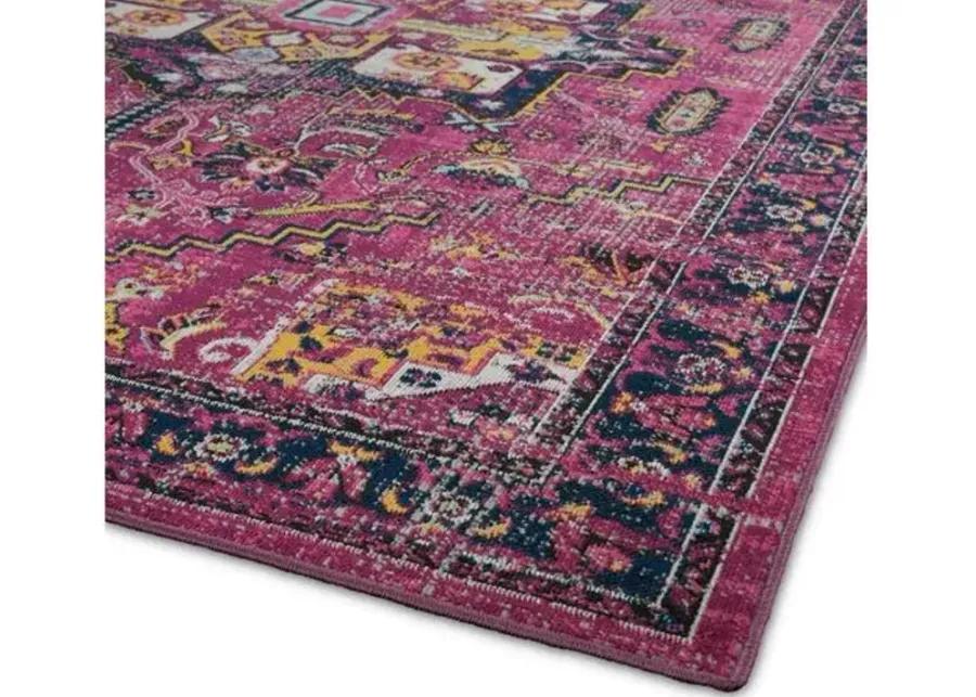 Kinsley Outdoor Rug - Pink - Pink