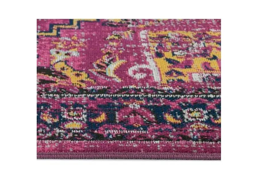 Kinsley Outdoor Rug - Pink - Pink