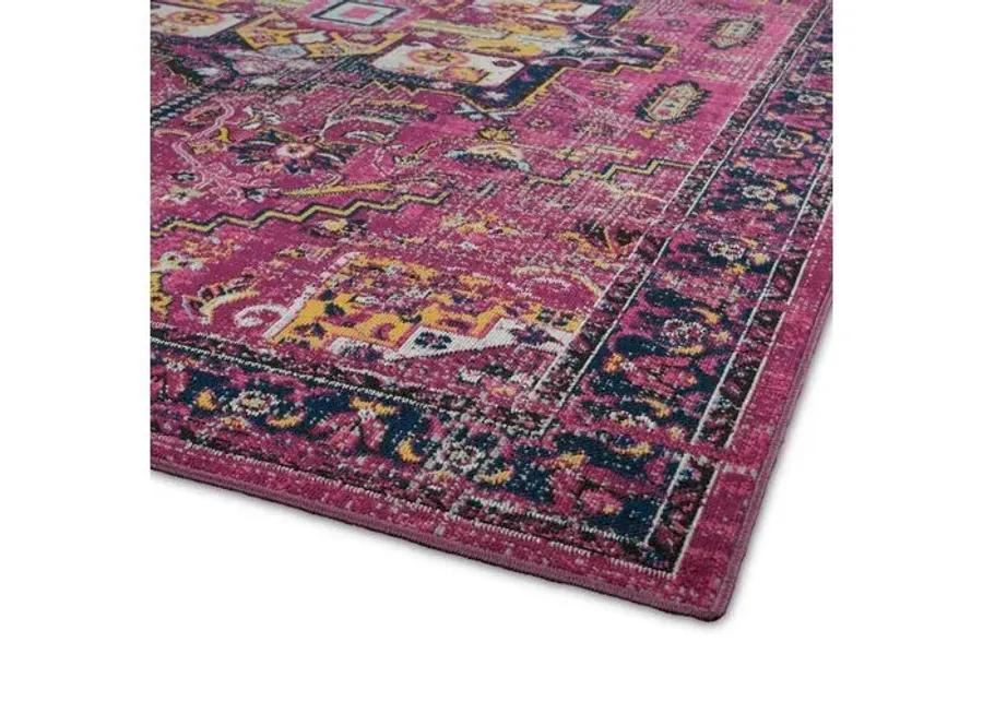 Kinsley Outdoor Rug - Pink - Pink