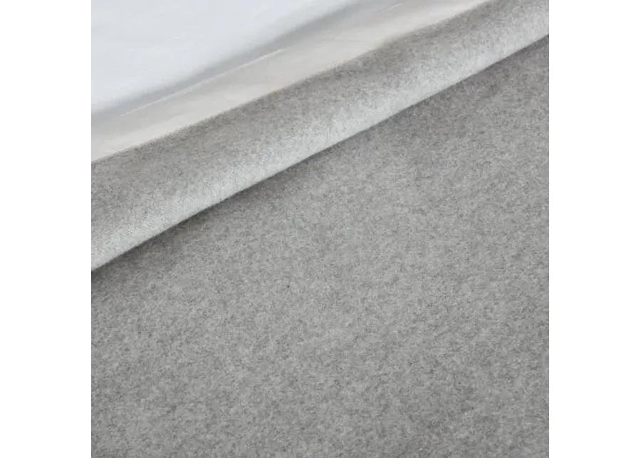 Heather Cotton Blanket - Gray