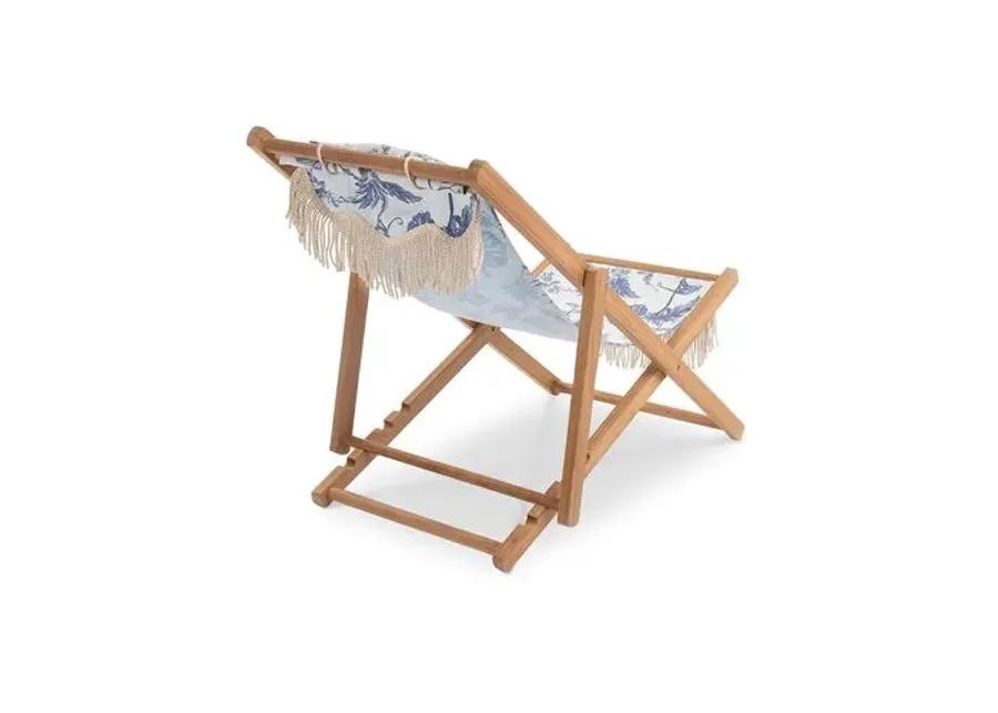 Elodie Sling Beach Chair - Chinoiserie