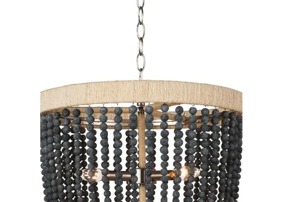 Milos Chandelier - Denim - Regina Andrew - Black