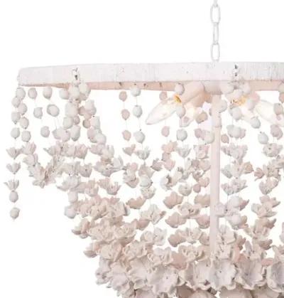 Vanessa Basin Chandelier - White - Regina Andrew