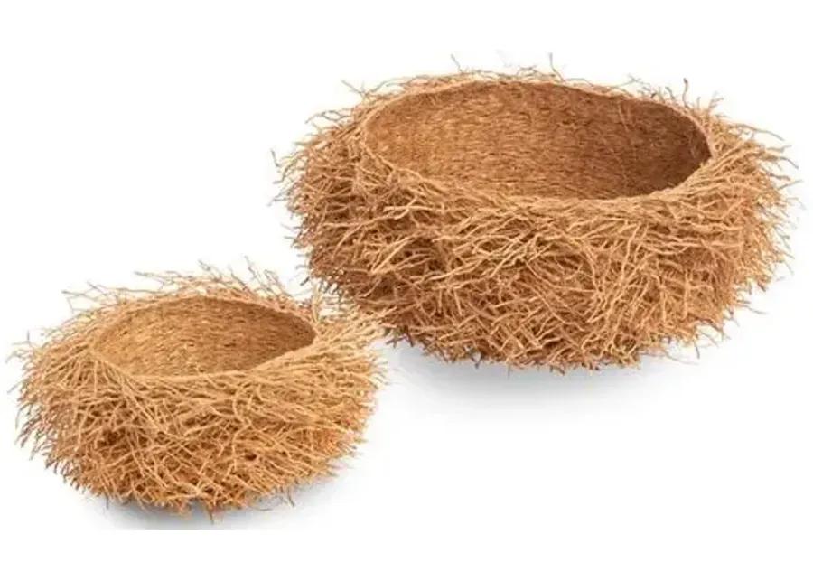 Vetiver Decorative Basket - Natural - Ngala Trading Co. - Brown