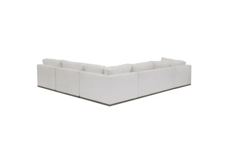 Pratt Crypton 5-Pc Sectional - White