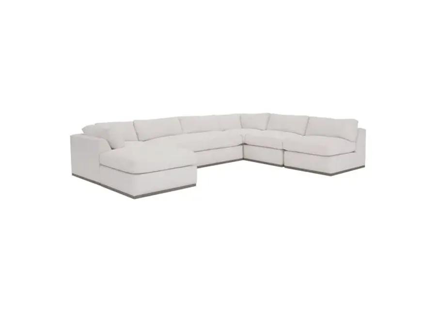 Pratt Crypton 5-Pc Sectional - White