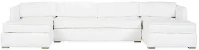 Lane U-Shaped Modular Sectional - White