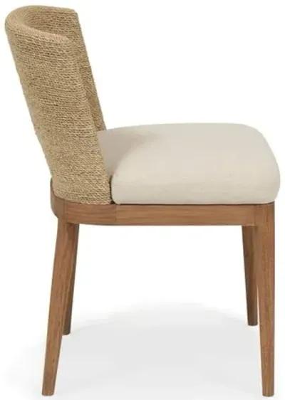 Amalfi Side Chair - Praline/Ivory Crypton - Brownstone Furniture