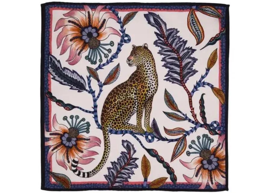 Set of 2 Leopard Frost Napkins - Pink - Ngala Trading Co.