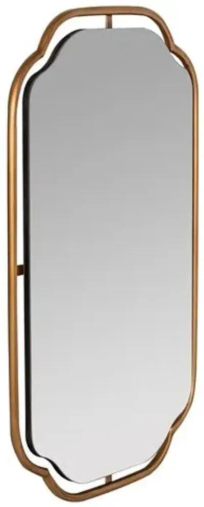 Madix Wall Mirror - Gold