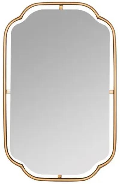 Madix Wall Mirror - Gold