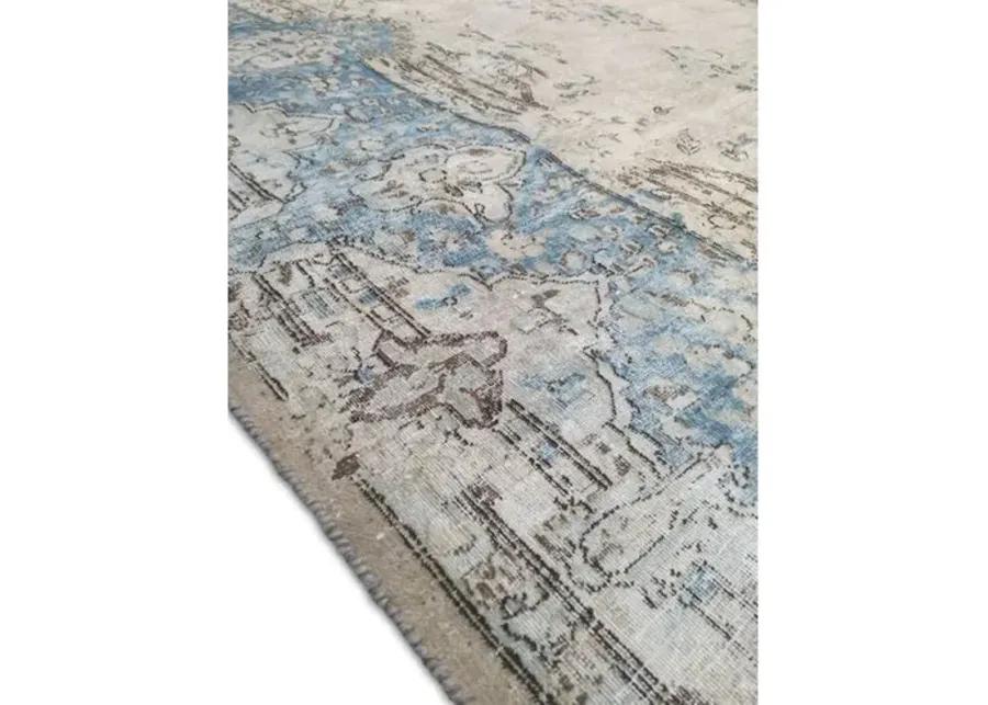 11'x16' Cassie Handmade Rug - Ivory/Light Blue - F.J. Kashanian - Blue