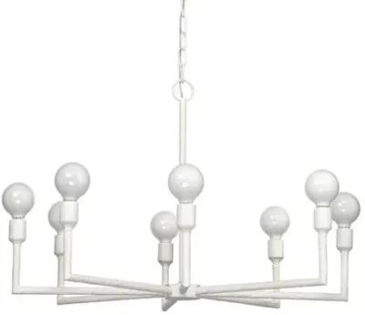 Park 8-Light Chandelier - White - Jamie Young Co.