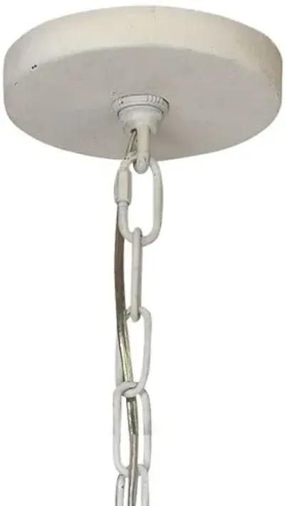 Mercer Two-Tier Chandelier - White - Jamie Young Co.