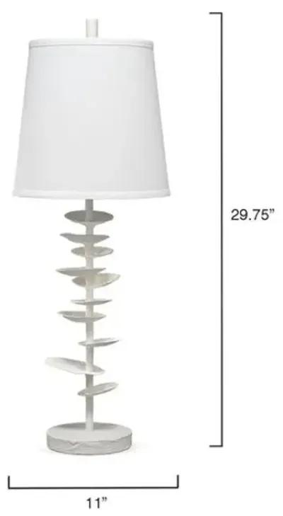 Petals Table Lamp - White - Jamie Young Co.