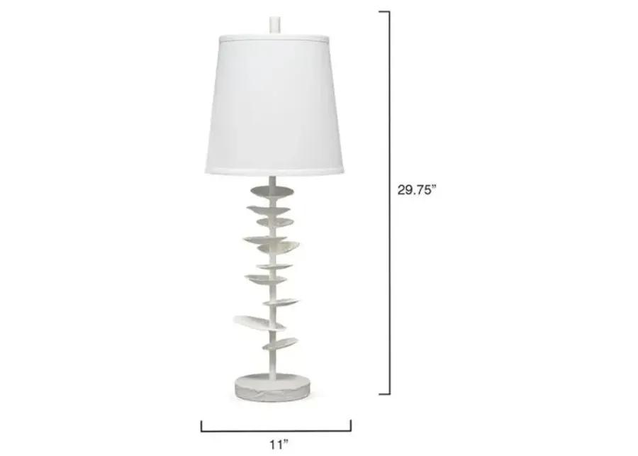 Petals Table Lamp - White - Jamie Young Co.