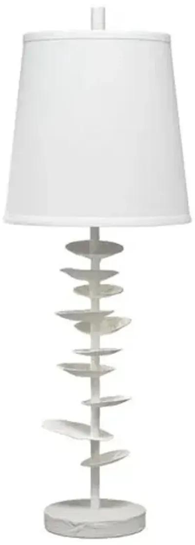 Petals Table Lamp - White - Jamie Young Co.