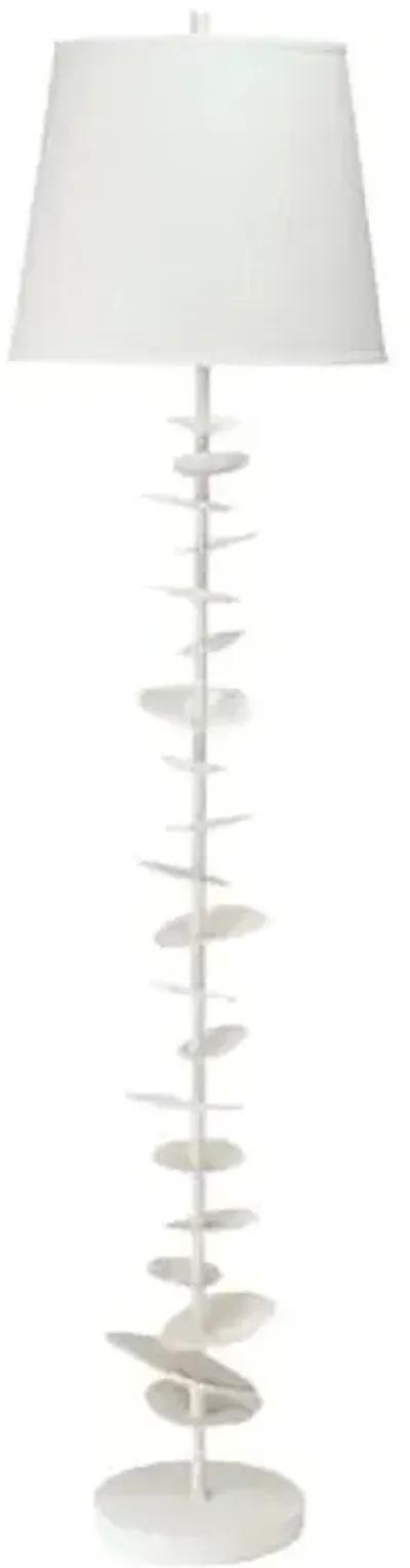 Petals Floor Lamp - White - Jamie Young Co.