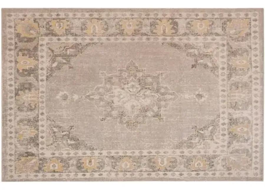 Macey Indoor/Outdoor Rug - Gray/Gold - Gray