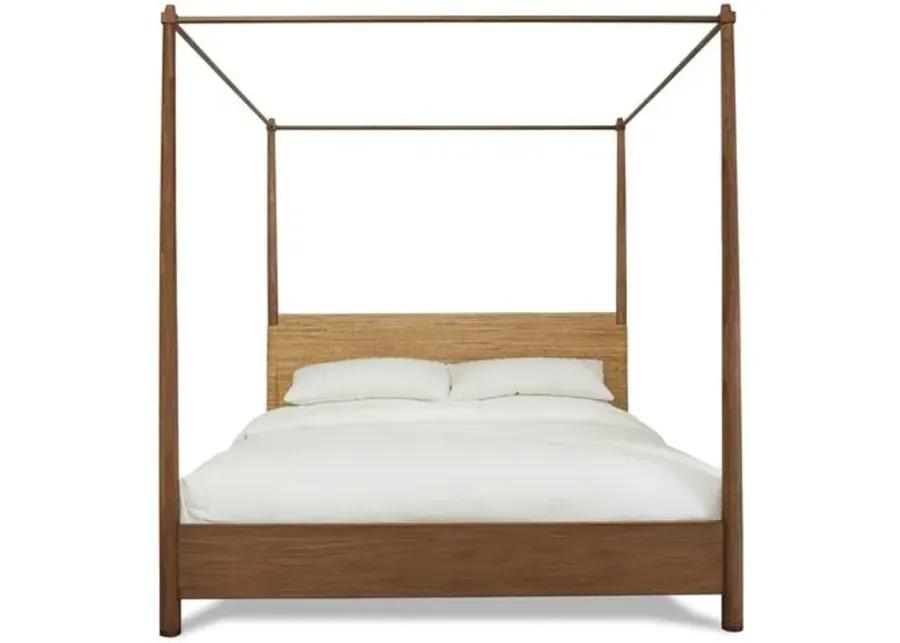 Gemma Canopy Bed - Smooth Mesa - Brownstone Furniture