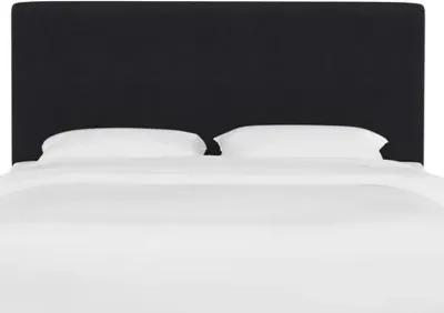 Novak Linen Headboard - Handcrafted - Black