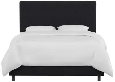 Novak Linen Bed - Handcrafted - Black