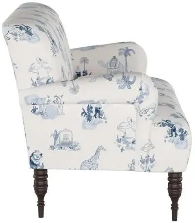 Nicola Settee - Malin Toile Blue