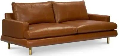 Somerset Sofa - Camel Leather - Kim Salmela - Handcrafted