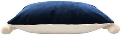 Josie Pom Pom Lumbar Pillow - Velvet - Kim Salmela