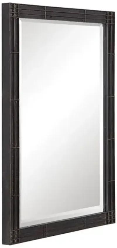 Astaire Wall Mirror - Aged Black