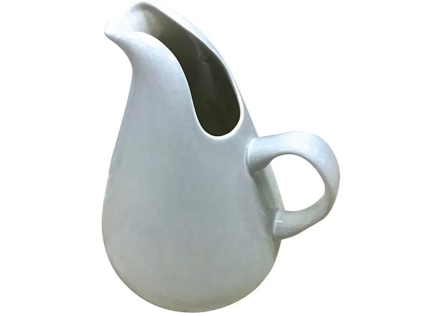 Mid-Century Modern Style Pitcher - Vermilion Designs - White