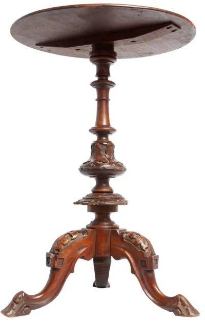 Antique Pedestal Table - Fleur de Lex Antiques - Brown