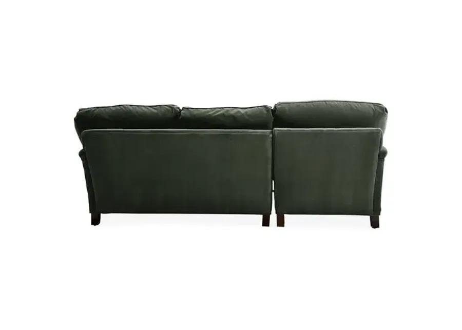 Brooke LF Sectional - Green