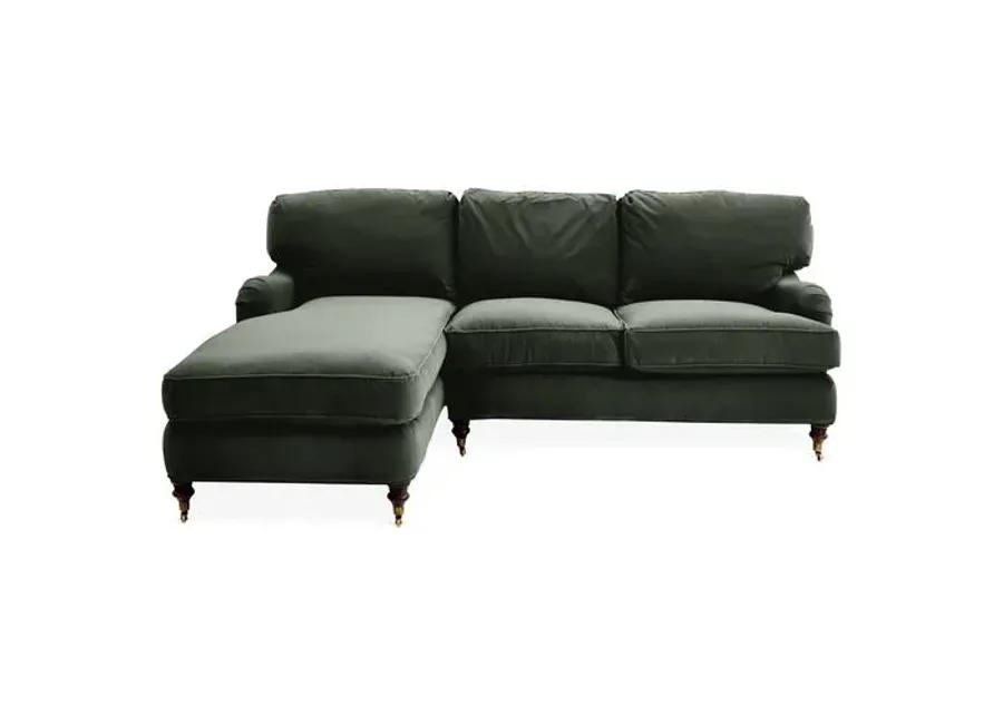 Brooke LF Sectional - Green