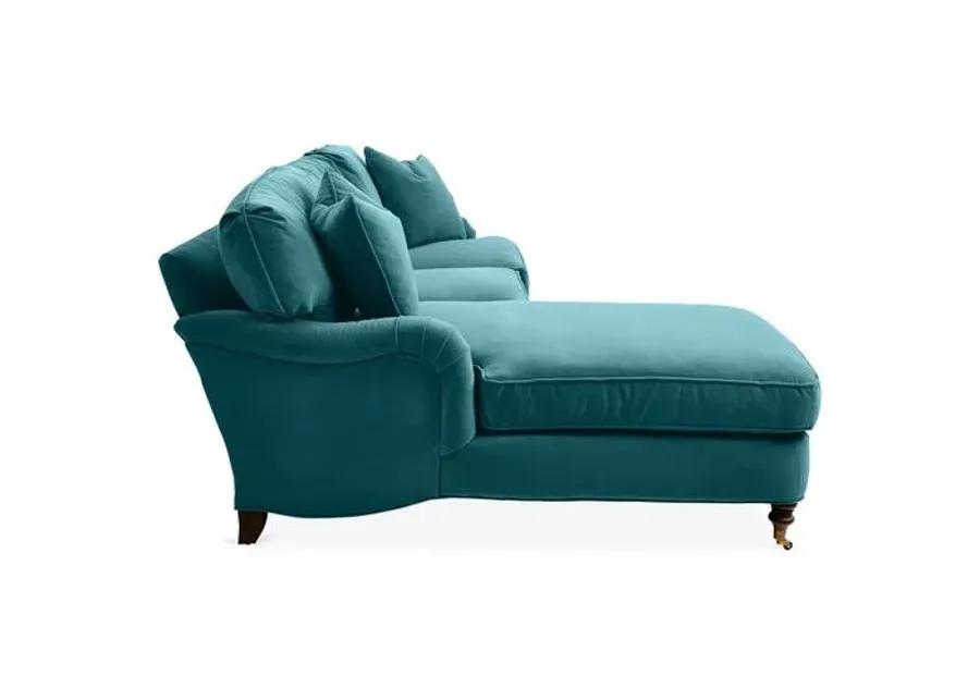 Brooke LF Sectional - Blue