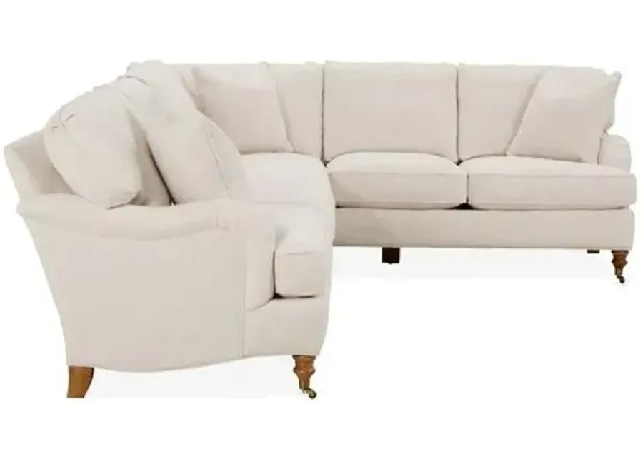 Brooke 6-Pc LF Sectional - Ivory