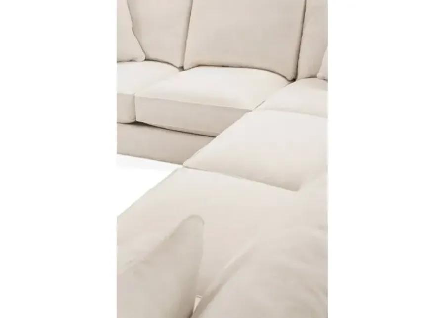 Brooke 6-Pc RF Sectional - Ivory