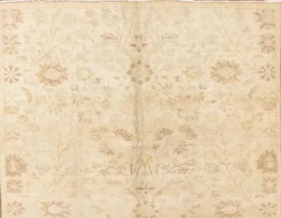 Turkish Oushak Rug - 5'5" x 9' - Beige - Beige