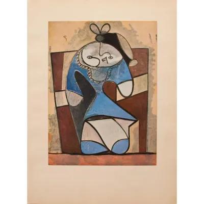 1947 Picasso - The Concierge's Daughter - Blue