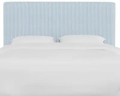 Novak Headboard - Ticking Stripe - Handcrafted - Blue