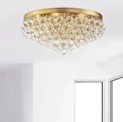 Calypso 6-Light Flush Mount - Crystorama - Gold